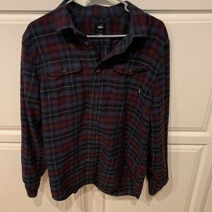 Vans Plaid Button-Up Shirt men’s med like new
